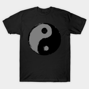 Grunge Yin Yang T-Shirt